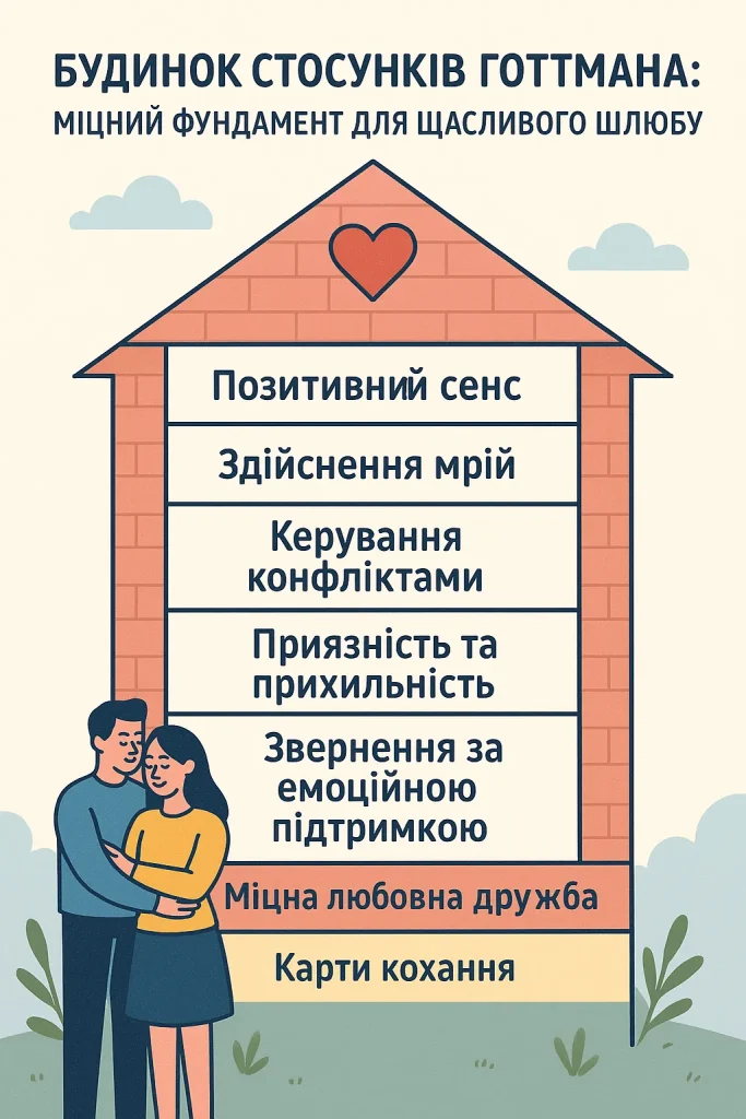 Дом отношений Готтмана | Крепкий фундамент для счастливого брака
